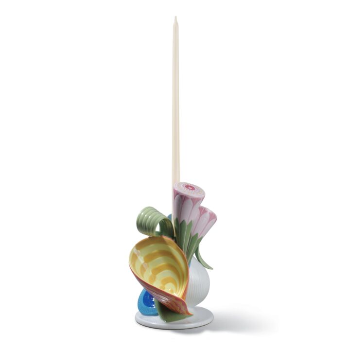 Naturofantastic Candlestick. Multicolor in Lladró
