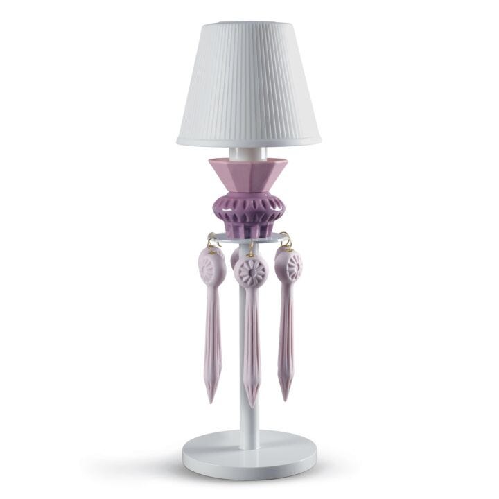 Belle de Nuit Lithophane Lamp with Tears. Pink (UK) in Lladró