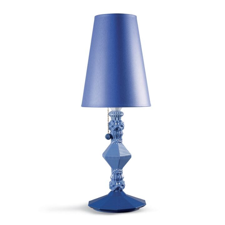 Belle de Nuit Table Lamp. Blue (UK) in Lladró