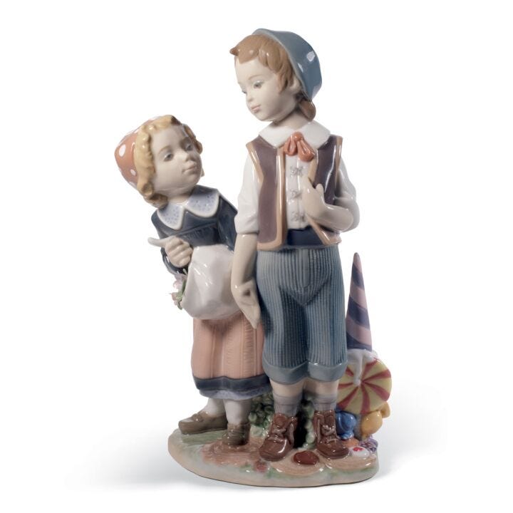 Hansel and Gretel Figurine in Lladró