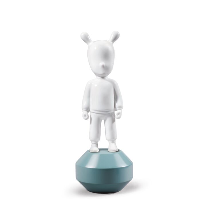 The Guest Little-white on green Figurine. Small Model in Lladró