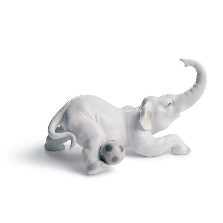 Elephant Goal Figurine in Lladró
