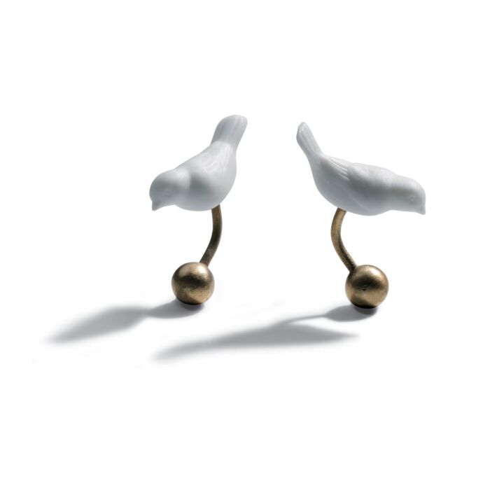 Magic Forest Cufflinks. Gold in Lladró