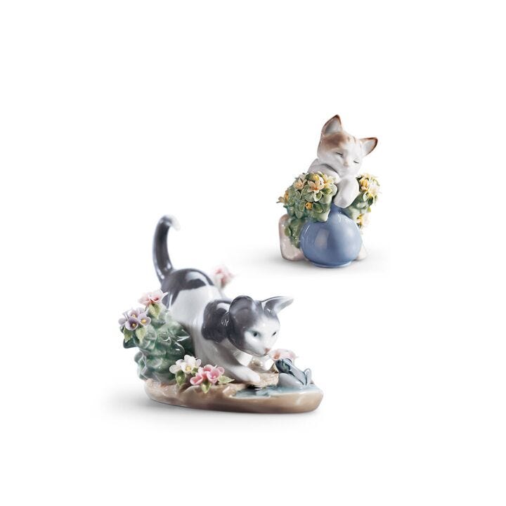 Kitty Set in Lladró