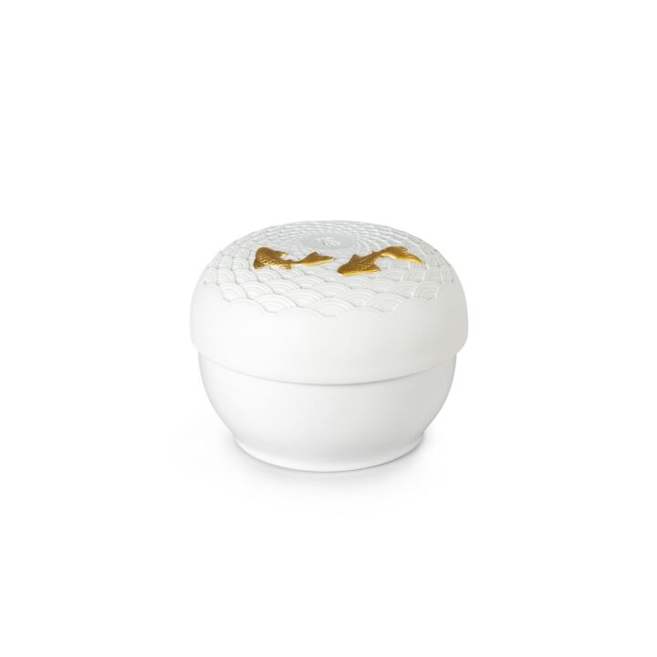 Koi Box. Golden Luster in Lladró