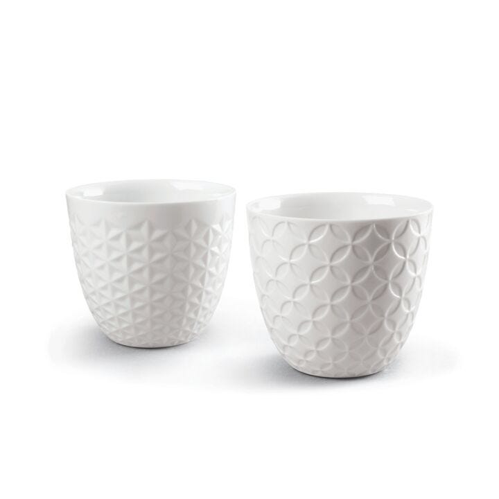 Shochu Rock Tumblers Sake Cups. Set of 2 in Lladró