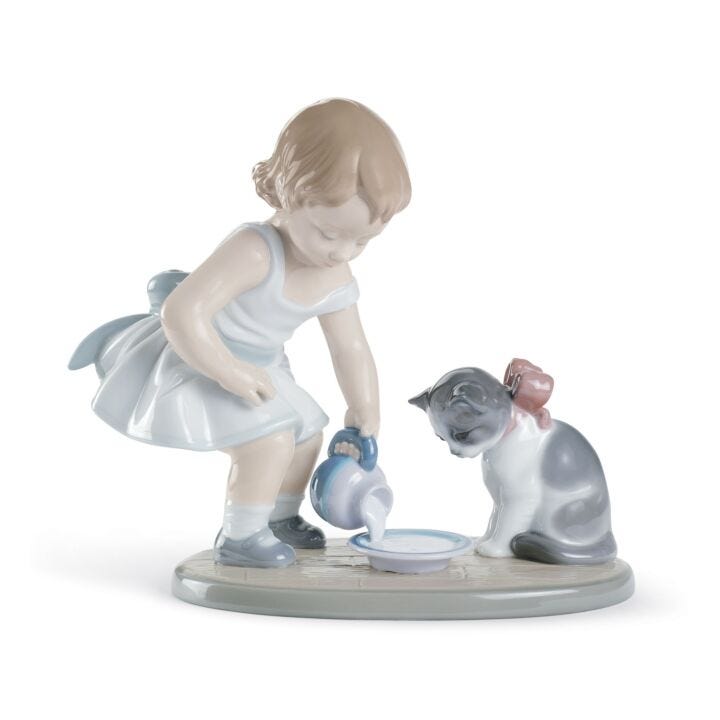Figurina La colazione del gatto in Lladró