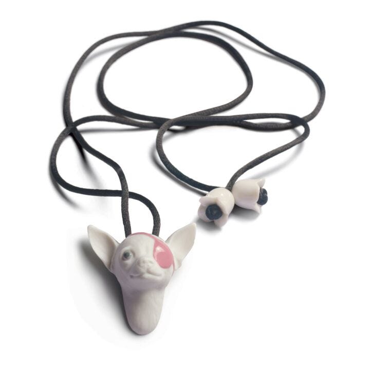 Corsair Chihuahua Pendant in Lladró