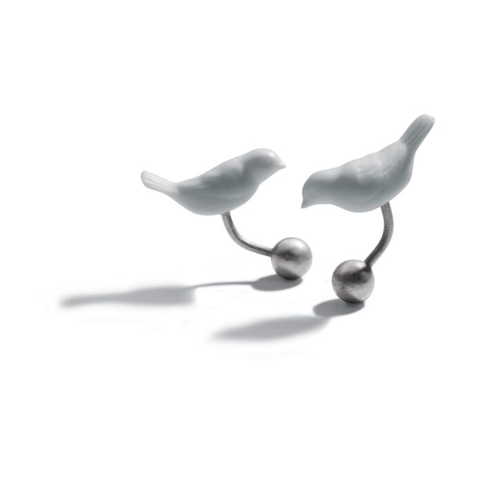 Magic Forest Cufflinks. Silver in Lladró