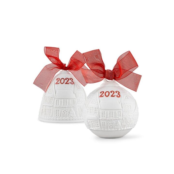 Set Natale 2023. Rosso in Lladró