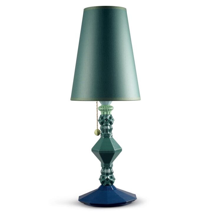 Belle de Nuit Table Lamp. Green (UK) in Lladró