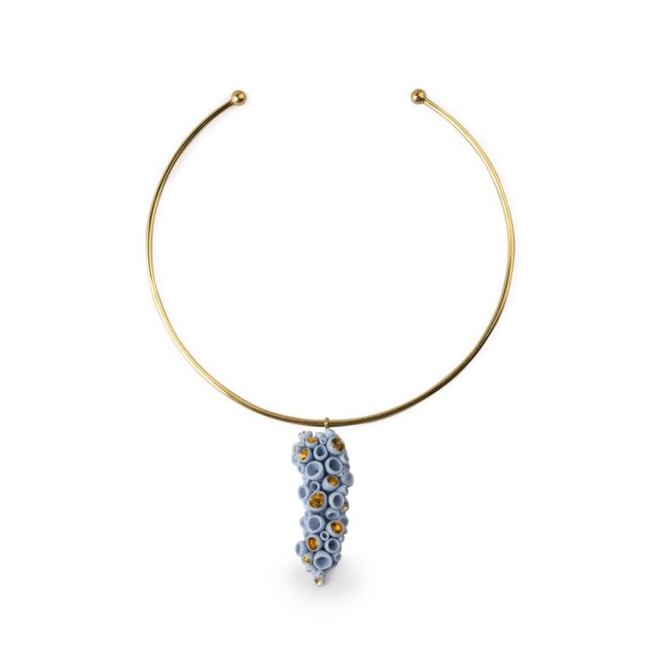 Coral Blue Reef Necklace in Lladró