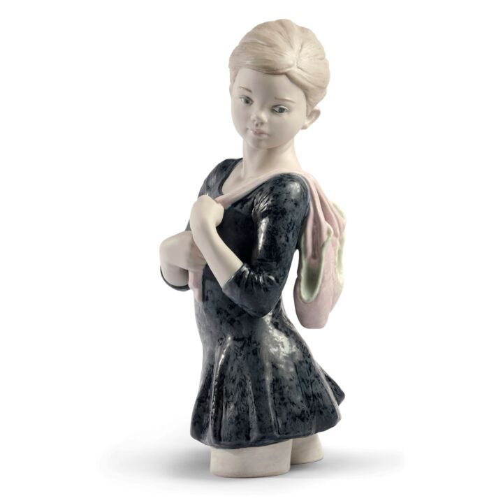 My Dance Class Ballet Figurine. Black in Lladró