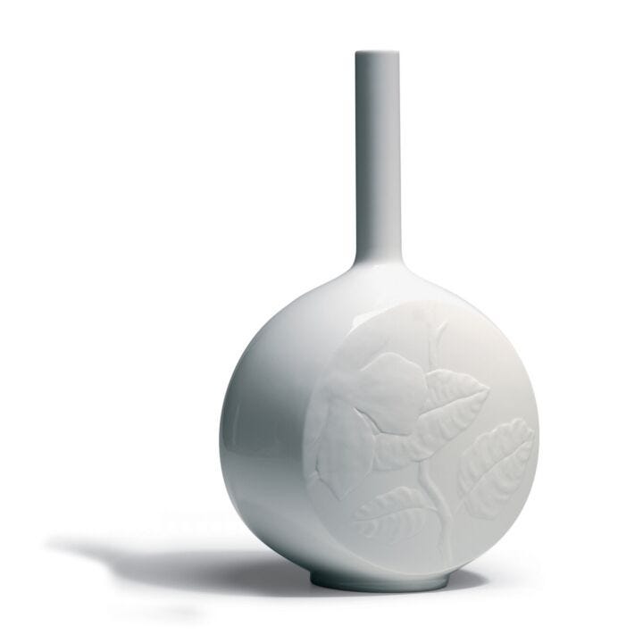 Canvas Vase Flower Twig Vase. White in Lladró