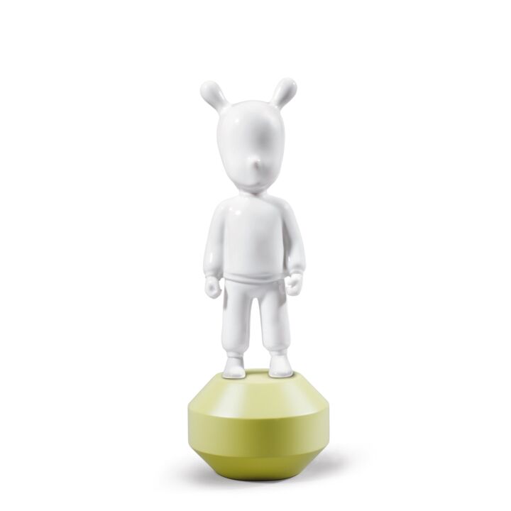 The Guest Little-white on yellow Figurine. Small Model in Lladró