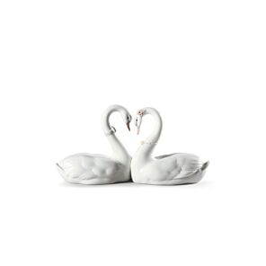 Figura cisnes Corazón blanco en Lladró