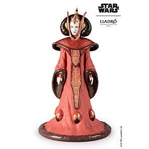 Escultura La Reina Amidala™ en la Sala del Trono. Serie limitada en Lladró