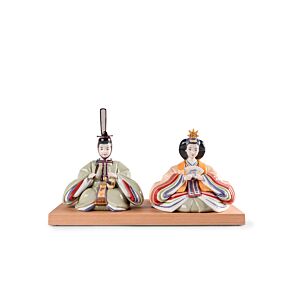 Escultura Hina Dolls. Verde-amarillo. Serie Limitada en Lladró