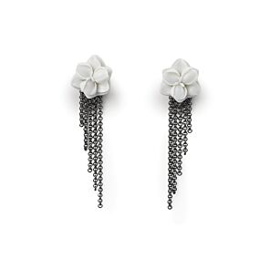 Orchid Long Earrings in Lladró