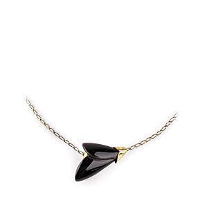 Heliconia Necklace. Black