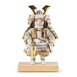 Escultura Niño Samurái. Cobre. Serie Limitada en Lladró