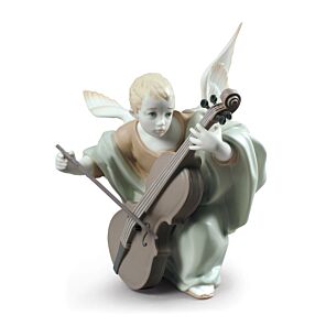 Figurina Angelo con violoncello