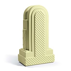 Metropolis - Vase IV (light yellow) in Lladró