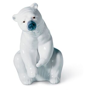Resting Polar Bear Figurine