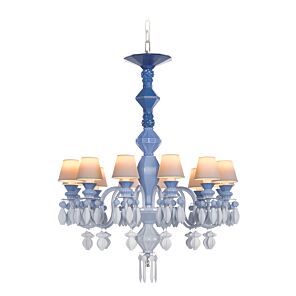 Belle de Nuit 12 Lights Chandelier. Blue (US)