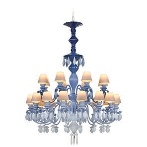 Belle de Nuit 24 Lights Chandelier. Blue (JP)