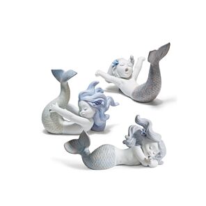 Three Blue Mermaids