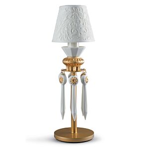 Lampada da tavolo Belle de Nuit con litofania e lacrime. Lustro oro (CE) in Lladró