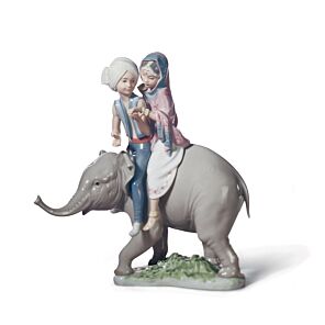 Hindu Children Figurine in Lladró