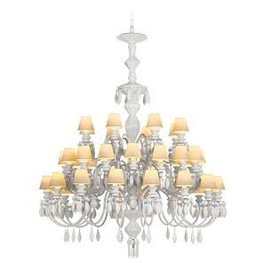 Chandelier Belle de Nuit 40 luci. Bianco (CE/UK) in Lladró