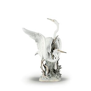 Herons Sculpture in Lladró