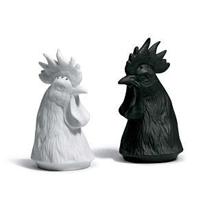 Gallus salt and pepper shakers