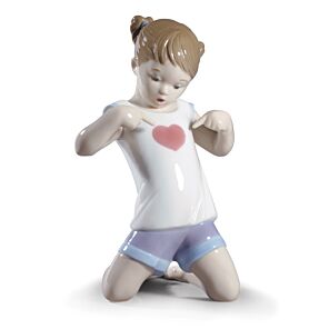 Hear My Heart Girl Figurine