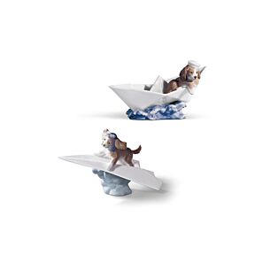 Puppy's Paper Boat and Plane Set
