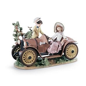 Scultura Auto in primavera. Edizione limitata