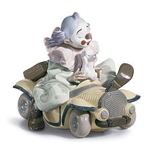 Trip to The Circus Clown Figurine