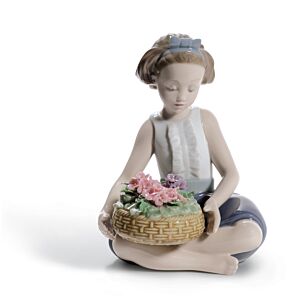 Figura niña Capazo floral