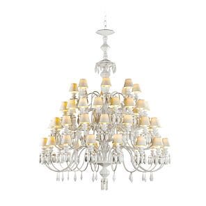 Belle de Nuit 56 Lights Chandelier. White (US) in Lladró