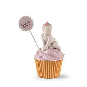 Figurina Bimba Il mio dolce cupcake. Customizable
