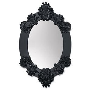Oval Wall Mirror. Black. Limited Edition