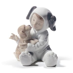 My Playful Puppy Boy Figurine in Lladró