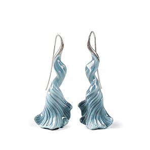 Aquarium Long Earrings in Lladró