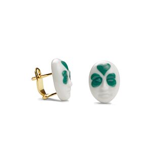 Clover Face Earrings
