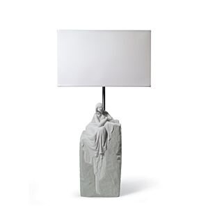 Meditating Woman I Table Lamp (UK) in Lladró