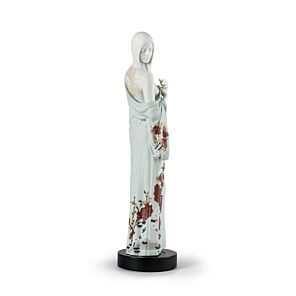 Beauty with dragon tattoo Woman Figurine in Lladró