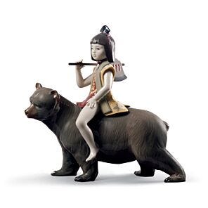 Figurina Kintaro e l'orso. Edizione limitata